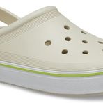 Crocs Üniseks Platform Crocs Off Court Clog Sandalet, Kemik, 19 Women/17 Men