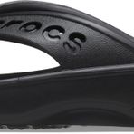 Crocs Üniseks Via Flip sandalet, Siyah, 35/36 EU