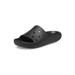Crocs Unisex Bayaband Slide sandalet, Black White, 38/39 EU