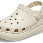 Crocs Unisex Classic Crush Clog Sandalet, Bone, 41-42