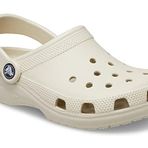 Crocs Unisex Çocuk Classic Clog K Terlik, Bone, 33-34 EU