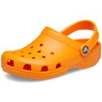 Crocs Unisex Çocuk Classic Clog K/T Terlik, Orange Zing, 32/33 EU