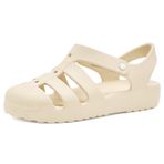Crocs Unisex Çocuk Classic Fisherman Sandalet 28-29, 28-29, 210625-0LHSandstone, Sandstone, Unisex Çocuk
