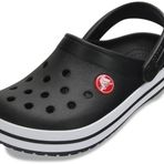 Crocs Unisex Çocuk Crocband Clog T Terlik, Black, 24-25 EU