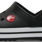 Crocs Unisex Çocuk Crocband Clog T Terlik, Black, 25-26 EU