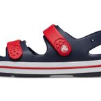 Crocs Unisex Çocuk Crocband Cruiser Sandal K/T Navy/Varsity Red Terlik, Navy/Varsity Red, 22/23 EU