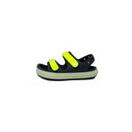 Crocs Unisex Çocuk Crocband Cruiser Sandal K/T Slate Grey/Acidity Terlik, Slate Grey/Acidity, 30/31 EU