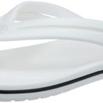 Crocs Unisex Crocband Parmak Arası Terlik, Beyaz, M5W7
