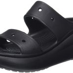 Crocs Unisex Klasik Crush Sandalet, Siyah, 38/39 EU