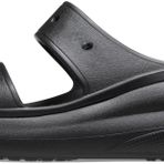 Crocs Unisex Klasik Crush Sandalet, Siyah, 39/40 EU