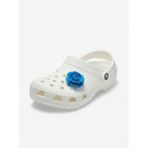 Crocs Uyumlu Kobalt Mavisi Gül Çiçek Terlik Süsü Charm Jibbitz (Tek Adet