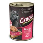 Crocus 400 gr Kuzu Etli Sos Içinde Parça Etli Kedi Konservesi