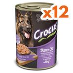 Crocus Dana Etli Sos Içinde Parça Etli 12x400 gr Köpek Konservesi