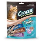 Crocus Karışık (Karidesli & Yengeçli & Somonlu - Karidesli) Krema Yetişkin Kedi Ödül Maması 30 x 15 Gr