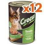 Crocus Kitten Tavuk Etli Sos İçinde Parça Etli Yavru 12x400 gr Kedi Konservesi