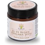 Crocus Naturals Lavanta Kokulu Tuz Peelingi - Ölü Deri Arındırıcı & Nemlendirici Vücut Bakımı (175 gr - El Yapımı Kaşık Hediyeli)