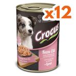 Crocus Puppy Kuzu Etli Sos Içinde Parça Etli 12x400 gr Yavru Köpek Konservesi