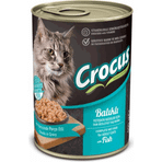 Crocus Yetişkin Kedi Balıklı 400 gr Yaş Mama