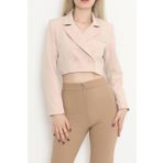 Crop Ceket Bej - 1026.1247.