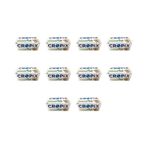 Cropix Tahta Ahşap Bambu Doğal Çay Kahve Karıştırıcı Çubuk Kaşık - 10.5 Cm. - 400 Adetlik 10 Paket Ahşap