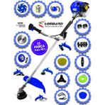 Cros Lombard Italy Seravıo 618X Seri Yan Tırpan+ Akrobat Çapalama + Toprak Eşeleme 15 Parça Komple Set - renk