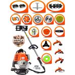 Cros Lombard İtaly Torıno-X14 Pro Seri Sırt Tırpan+ Akrobat Çapalama + Toprak Eşeleme 14 Parça Arazi Set