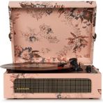 Crosley Vintage Bluetooth Alıcılı ve Taşınabilir Müzik Pikap - Pembe Desenli