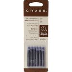Cross Ince Dolma Kalem Kartuşu Siyah 6 Lı 8929-1