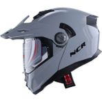 Cross NCR-165 Çene Açılır Gözlüklü E-Ce Belgeli Kask Cool Gri - Açık Gri
