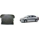 Cross Oto Aksesuarları Hyundai Accent Blue Bagaj Havuzu - Kokusuz, Yüksek Kenarlı 3D A+ Kalite - Siyah