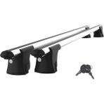 Cross Oto Aksesuarları Nissan Qashqai J12 Mk3 2021 Sonrası Için Portbagaj Taşıyıcı / Kilitli Tavan Barı 2li Set Gri