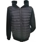 Crosstime 7011 Erkek Kapşonlu Swetshirt 3 Iplik Mont - 010 - Siyah