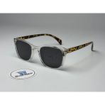 Crow Leopar-Şeffaf Güneş Gözlüğü Wayfarer Çerçeve Siyah Cam Renkli 51 Ekartman - Çok Renkli