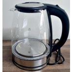 Crown Cam Kettle Elektrikli Su Isıtıcı Cam Gövdeli LED Aydınlatmalı 1500W 1,8 Lt