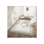 Crown FL001A Krem Vizon Klasik Desen Salon Halısı, Vizon, 156 x 230