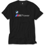 Crows Gate Bmw Logo M Power Yazı Siyah T-Shirt - XS