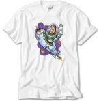 Crows Gate Buzz Lightyear Cartoon Beyaz Tişört - 3XL