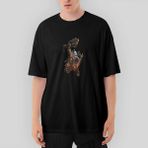 Crows Gate Diablo Iıı Hellfire World Of Warcraft Oversize Siyah Tişört