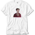 Crows Gate Enola Holmes Silhouette Beyaz Tişört