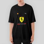 Crows Gate F1 Ferrari Oversize Siyah Tişört - XL
