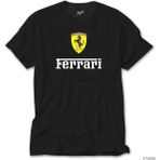 Crows Gate Ferrari In Italy Siyah Tişört - M