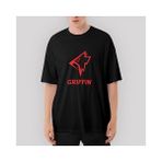 Crows Gate Griffins Esport Oversize Siyah Tişört - L