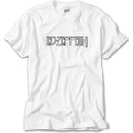 Crows Gate Led Zeppelin Logo 2 Beyaz T-Shirt - 5XL