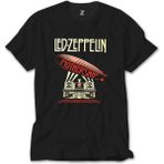 Crows Gate LED Zeppelin Mothership Siyah T-Shirt