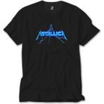 Crows Gate Metallica Logo Lightning Siyah Tişört - 5XL