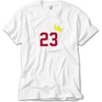 Crows Gate Michael Jordan 23 King Beyaz T-Shirt