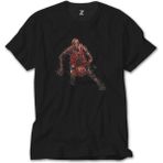 Crows Gate Micheal Jordan 23 Silhouette Siyah T-Shirt - 5XL