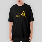 Crows Gate Nirvana Kurt Cobain Oversize Siyah Tişört - L