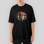 Crows Gate Slipknot 5 The Gray Chapter Oversize Siyah Tişört