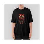 Crows Gate Slipknot Devil Oversize Siyah Tişört - M